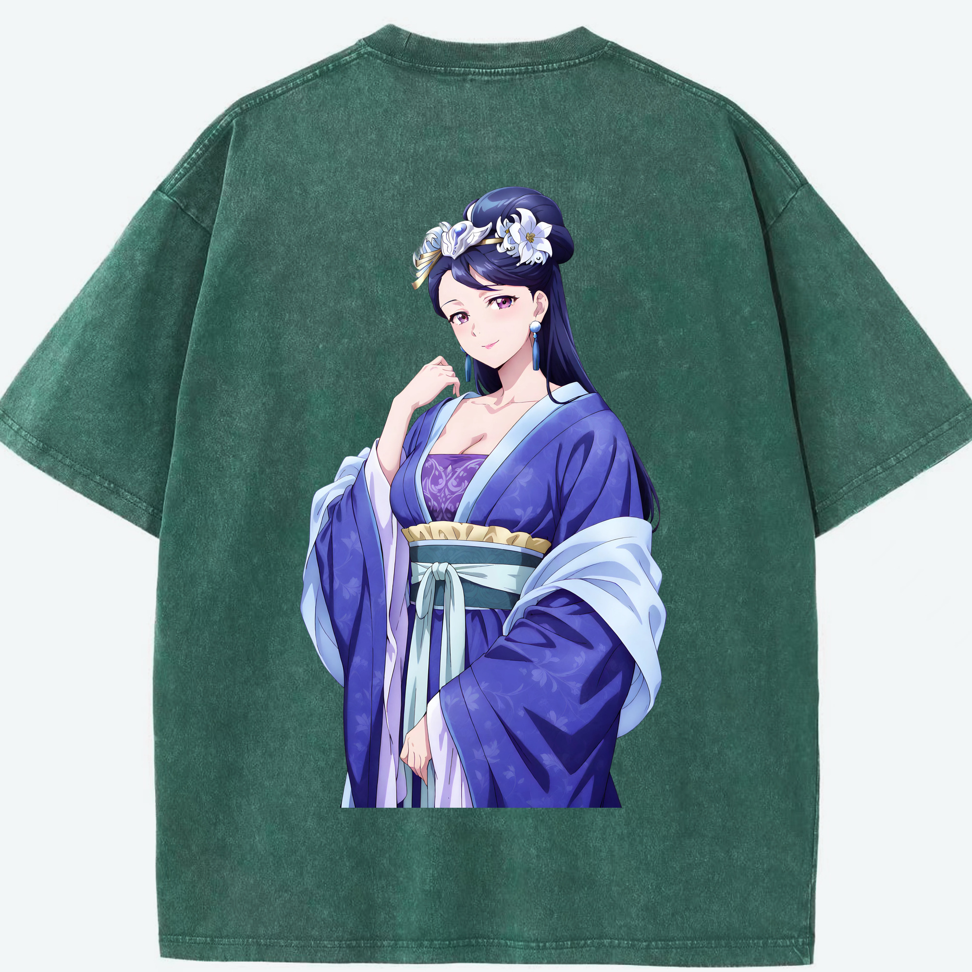 （画像用） 薬屋のひとりごと The Apothecary Diaries 綿100% ヴィンテージ風 半袖Tシャツ（背面プリント）